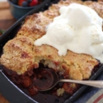 SOURDOUGH BERRY COBBLER - RECIPE FEATURE IMAGE