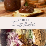 CHILLI TOMATO RELISH - PINTEREST IMAGE