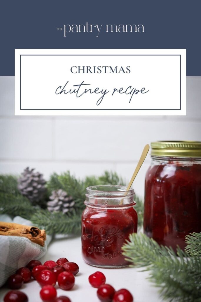 Christmas Chutney Recipe - Pinterest Image