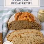 WHOLE WHEAT SOURDOUGH BREAD - PINTEREST IMAGE