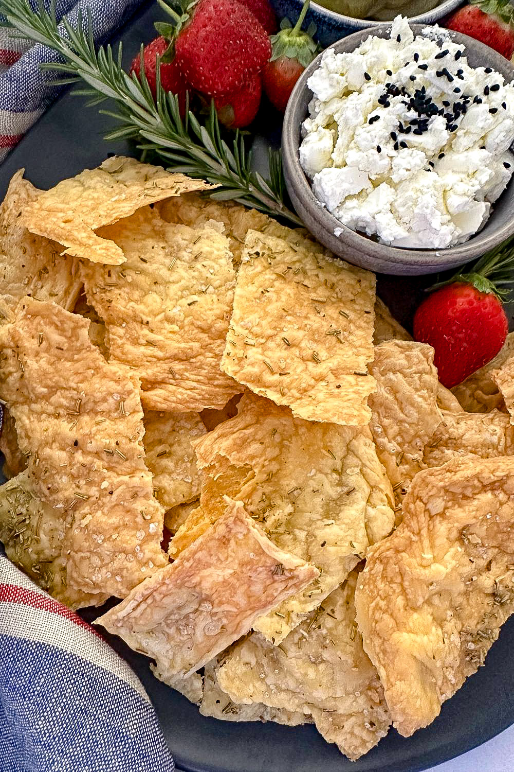 Sourdough crackers.