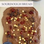 Sourdough chocolate cherry loaf - Pinterest Image