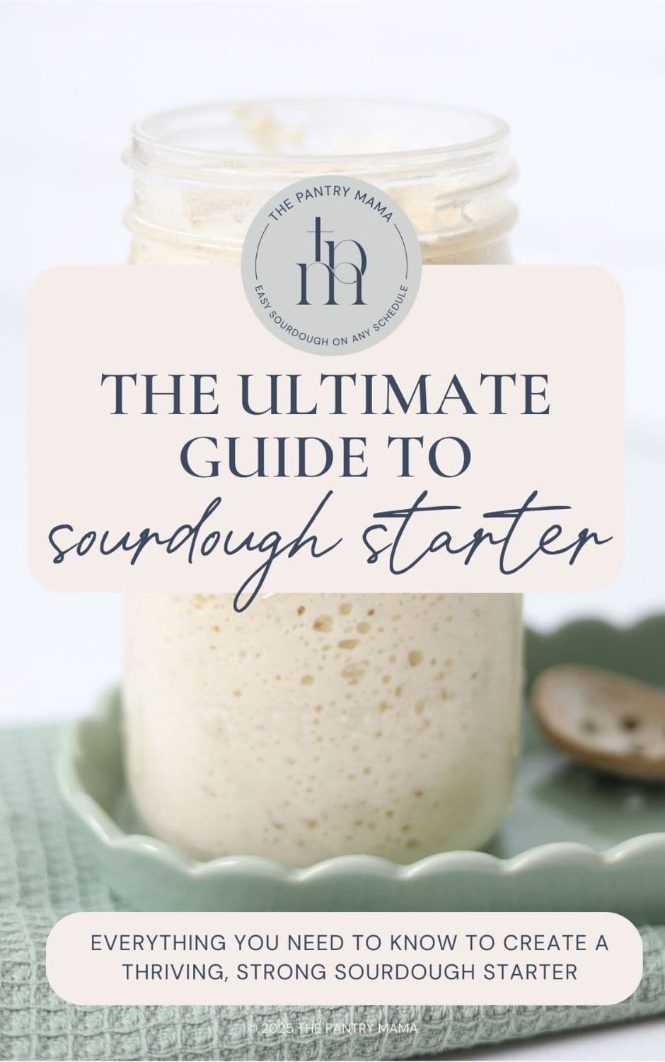 Cover image of "The Ultimate Guide to Sourdough Starter".