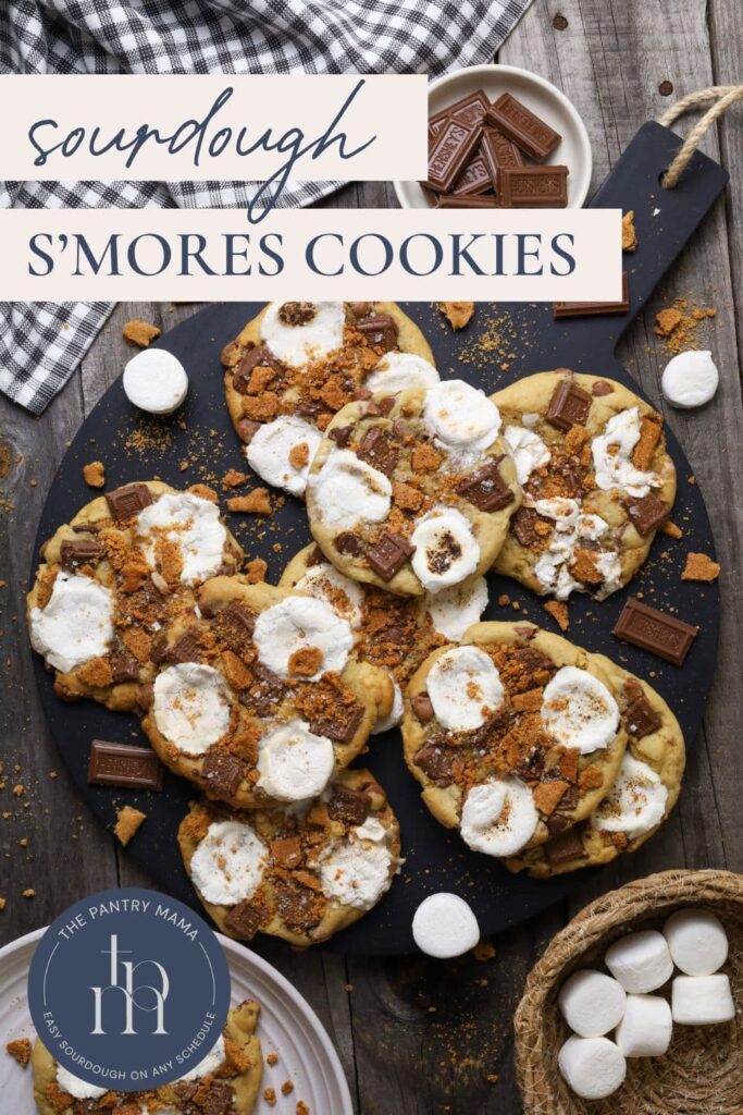 Sourdough S'mores Cookies - Pinterest Image