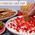 Strawberry cheesecake dip - Pinterest Image