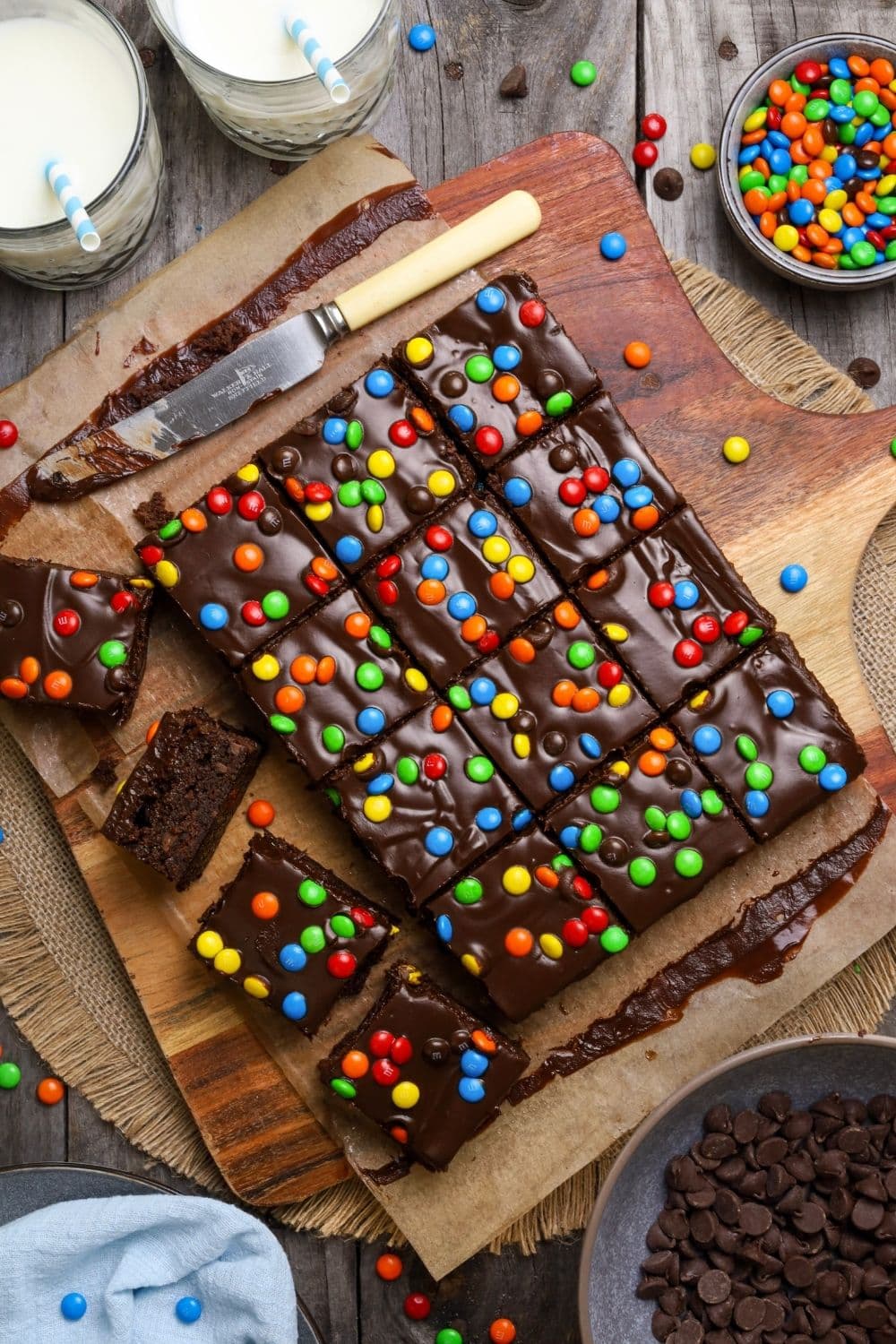 Sourdough Cosmic Brownies - The Pantry Mama