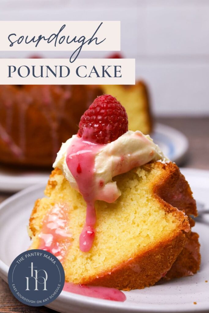 Sourdough Pound Cake - Pinterest Image