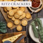 Sourdough Ritz Crackers - Pinterest Image
