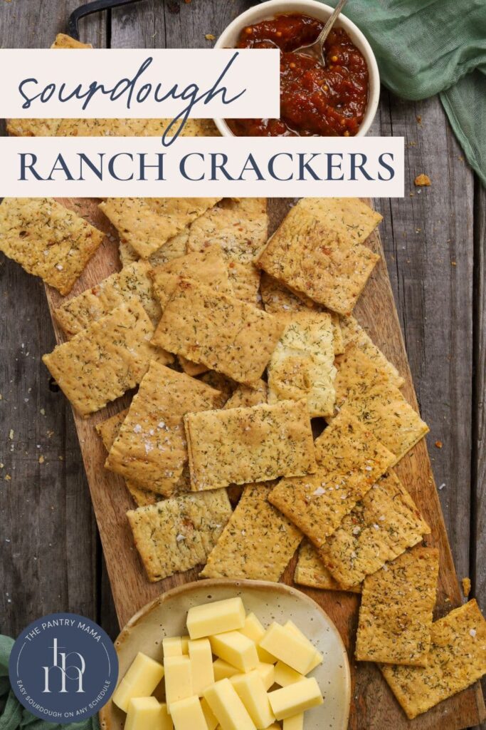 Sourdough Ranch Crackers - Pinterest Image