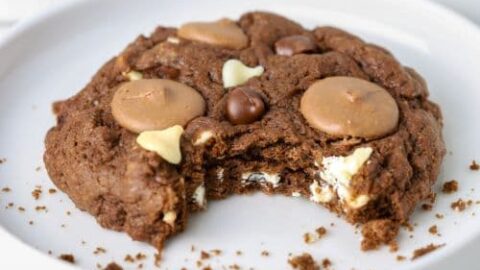 Triple Chocolate Sourdough Cookies - The Pantry Mama