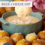 3 Ingredient beer cheese dip - Pinterest Pin