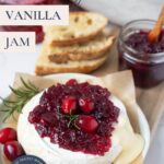 Cranberry Vanilla Jam - Pinterest Image