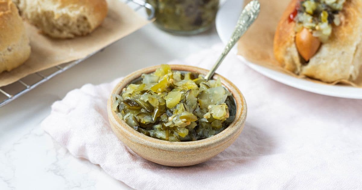 Relish Image Dill Pickle Relish - The Pantry Mama
