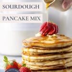 Homemade Sourdough Pancake Mix - Pinterest Image