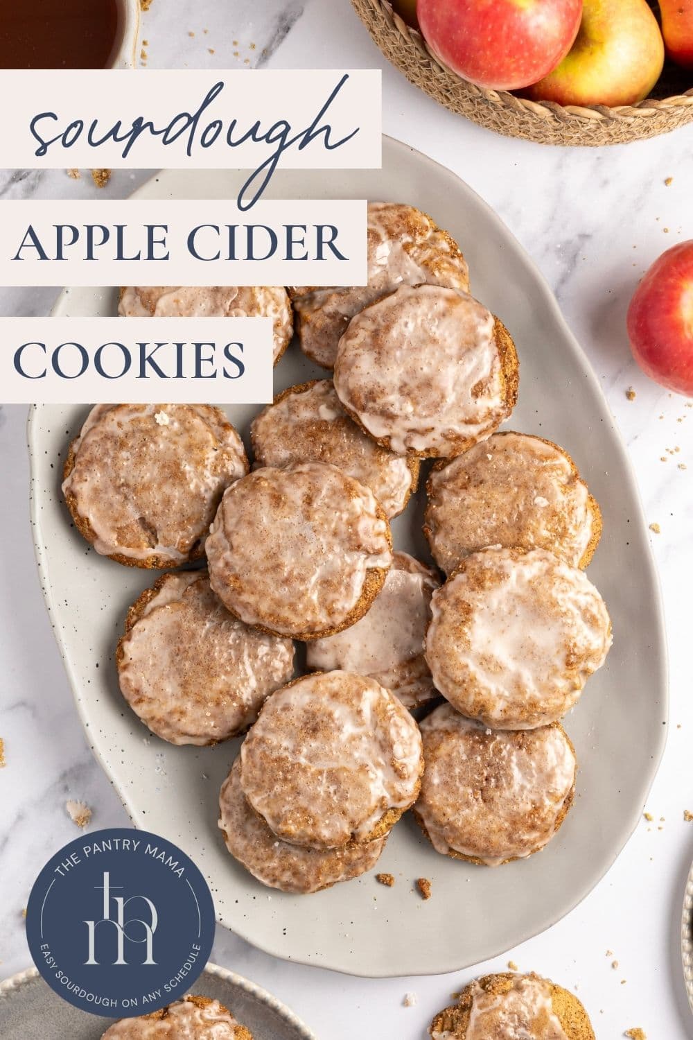 Sourdough Apple Cider Cookies - Pinterest Image
